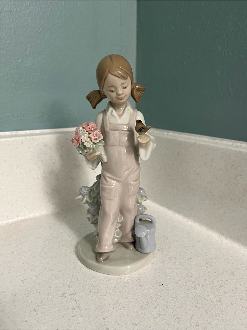 Lladro Spring Girl with Flowers